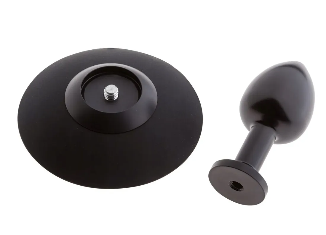 malesation-alu-plug-with-suction-cup-small-black