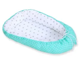 kokon-niemowlecy-dwustronny-kojec-otulacz-premium-bobono-szare-gwiazdki-g