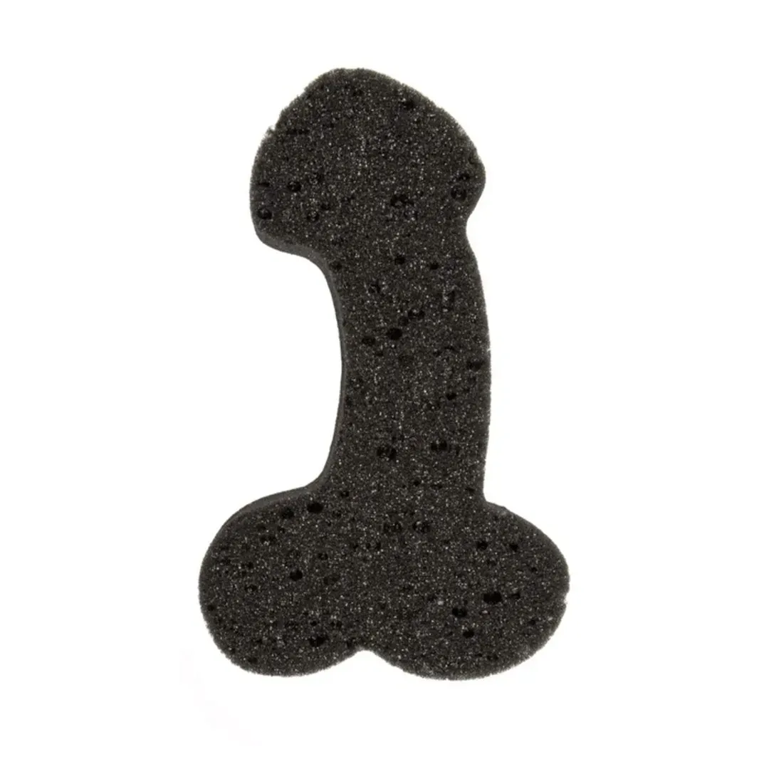zabawka-bath-sponge-penis-19cm-black