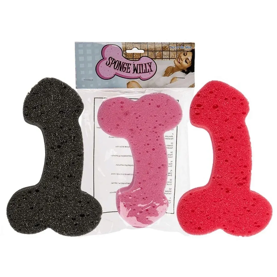 zabawka-bath-sponge-penis-19cm-black