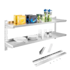 polka-scienna-stalowa-wiszaca-podwojna-z-regulacja-140cm