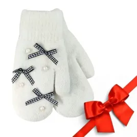 rekawiczki-cute-kokardki-i-perelki-kremowe-rek102