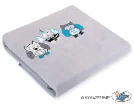 kocyk-polarowy-dla-niemowlat-sowy-bigi-zibi-and-adele-szaro-turkusowy