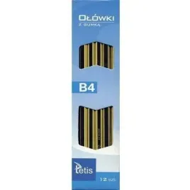 olowek-z-gumka-twardosc-b4-12szt-kv050-b4-tetis