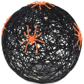 kula-dekoracyjna-lampka-z-pajakiem-led-15cm-halloween-czarny