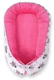 kokon-niemowlecy-dwustronny-kojec-otulacz-premium-bobono-minky-zebry-rozo