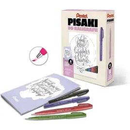pisaki-do-kaligrafii-pentel-touch-brush-pen-4-kolory