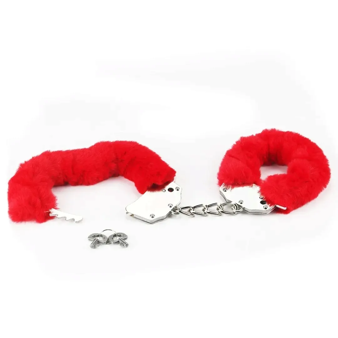 fetish-pleasure-fluffy-handcuffs-red