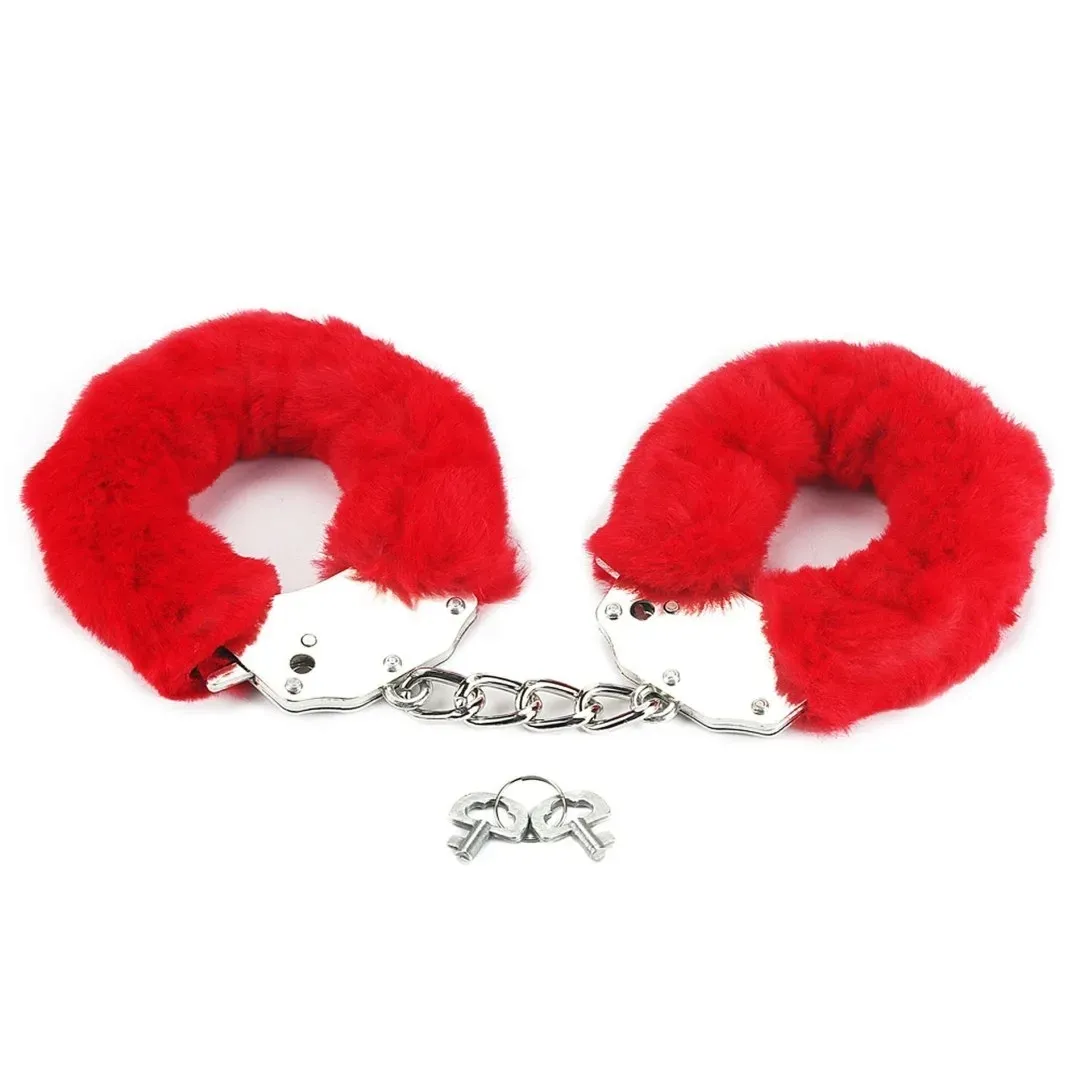 fetish-pleasure-fluffy-handcuffs-red
