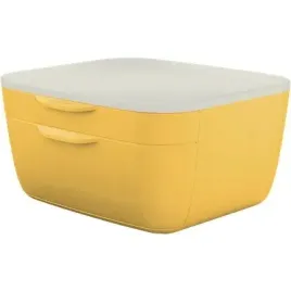 pojemnik-2-szuflady-leitz-cosy-zolty-zolty