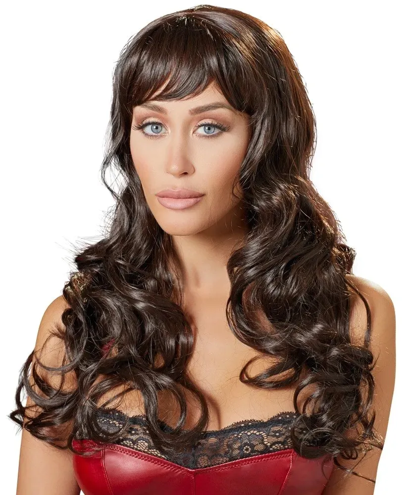 long-dark-brown-wig