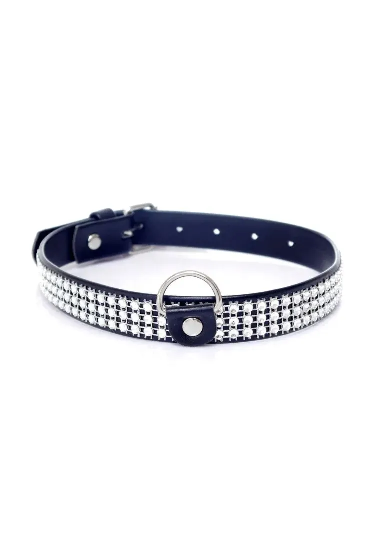 fetish-b-series-collar-with-crystals-2-cm-silver