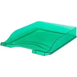 polka-na-dokumenty-bantex-przezroczysta-zielony