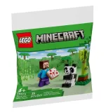 30672-lego-minecraft-steve-i-mala-panda-stan-nowy