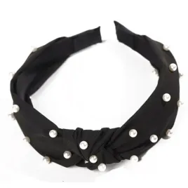 opaska-turban-z-materialu-gruba-czern-perelki-o227