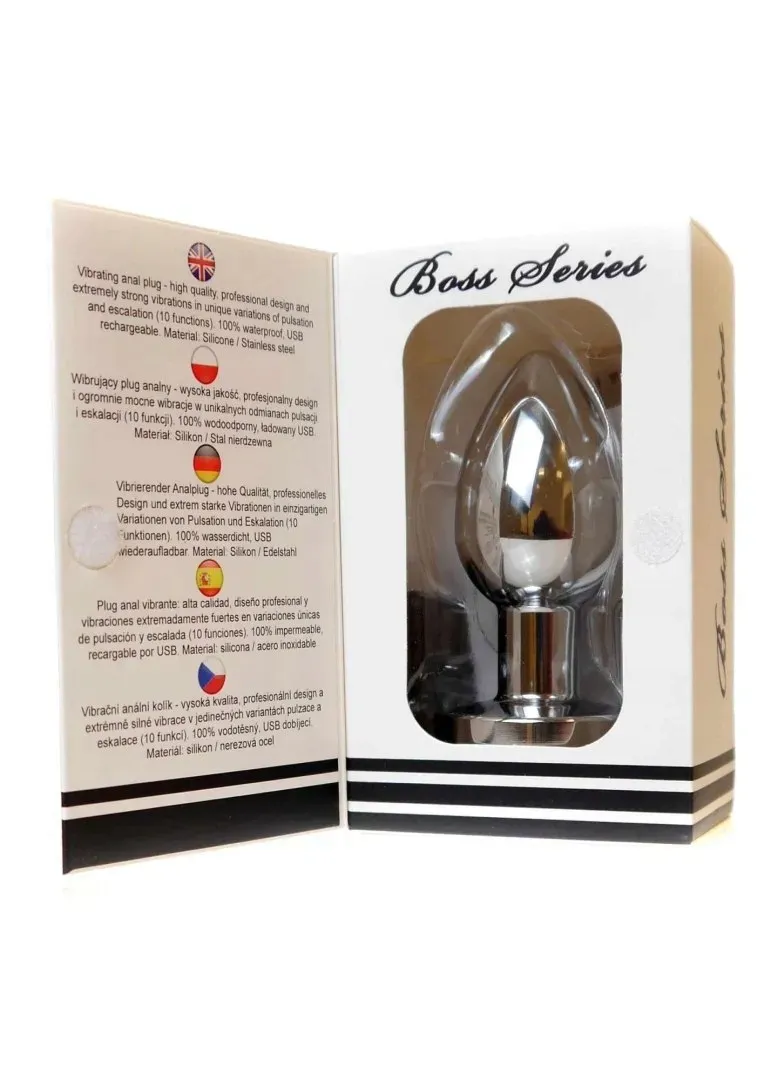 stymulator-rechargeable-butt-plug-vibrator-usb-10-functions-silver-stan-nowy
