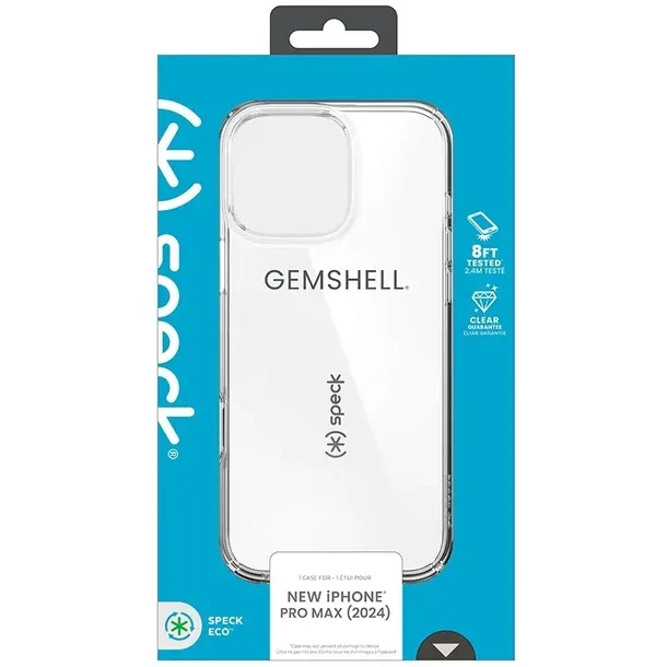 speck-gemshell-etui-iphone-16-pro-max-clear-stan-nowy-material-tworzywo-sztuczne