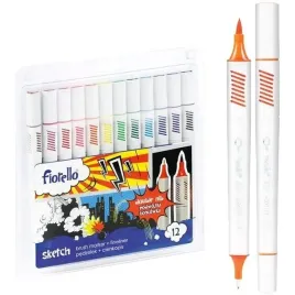 pisaki-dwustronne-fiorello-sketch-12-kolorow