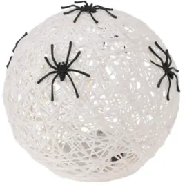kula-dekoracyjna-lampka-z-pajakiem-led-15cm-halloween-biala