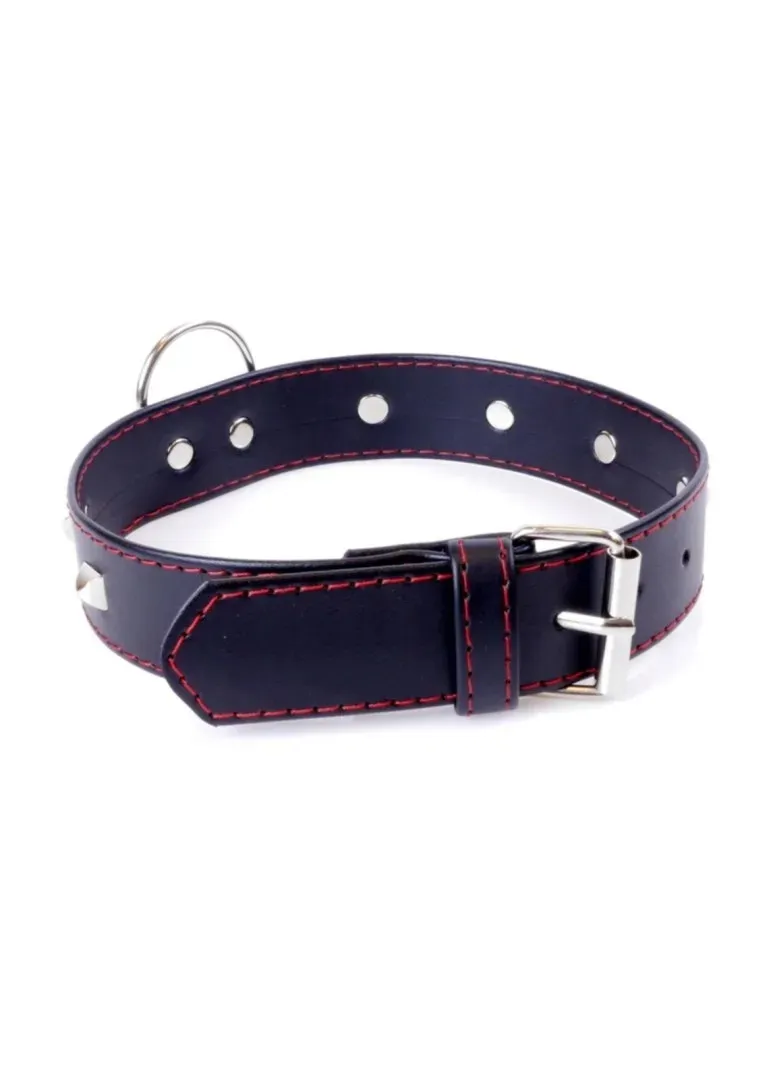 fetish-b-series-collar-with-studs-3-cm-red-line