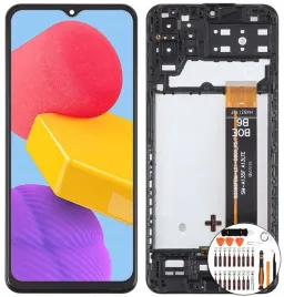 oryginalny-wyswietlacz-lcd-do-samsung-m13-4g-ramka-czarna-zestaw-narzedzi
