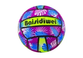 pilka-gumowa-jaskrawa-liscie-fioletowa-24-cm