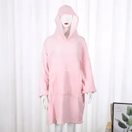 ciepla-bluza-4w1-oversize-kocobluza-z-polaru-rozowa
