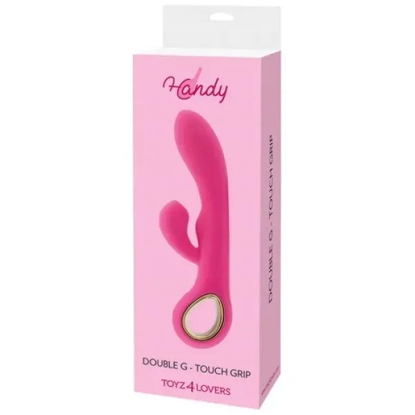 wibrator-rabbit-handy-g-double-touch-grip-pink-stan-nowy