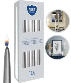 aura-swiece-stolowe-stozkowe-srebrne-metalik-7h-10-szt-s30-271