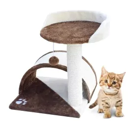 drapak-dla-kota-legowisko-budka-bialo-brazowy-43cm