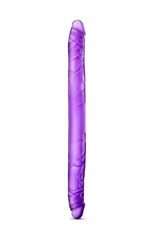 b-yours-16inch-double-dildo-purple-stan-nowy