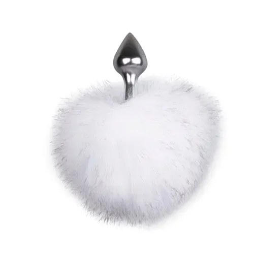 bunny-tail-plug-no-1-silver-whitekorek-analny-stan-nowy