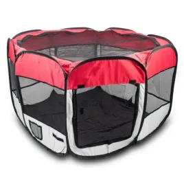 duzy-kojec-zagroda-dla-psa-psow-szczeniat-zwierzat-czerwony