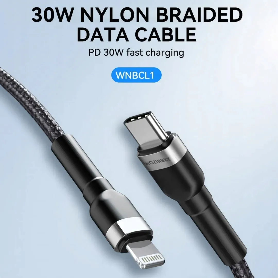 kabel-przewod-do-iphone-usb-c-lightning-pd-30w-1m-czarny
