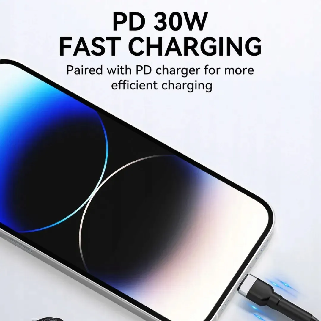 kabel-przewod-do-iphone-usb-c-lightning-pd-30w-1m-czarny-stan-nowy