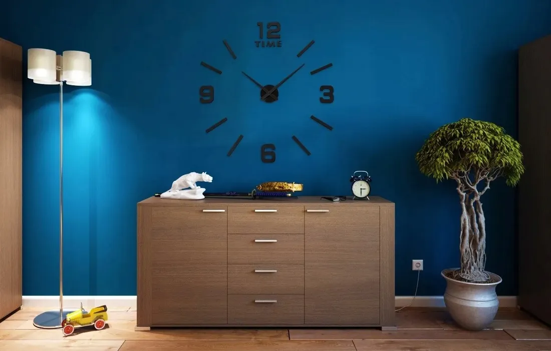 zegar-scienny-diy-bast-3d-czarny