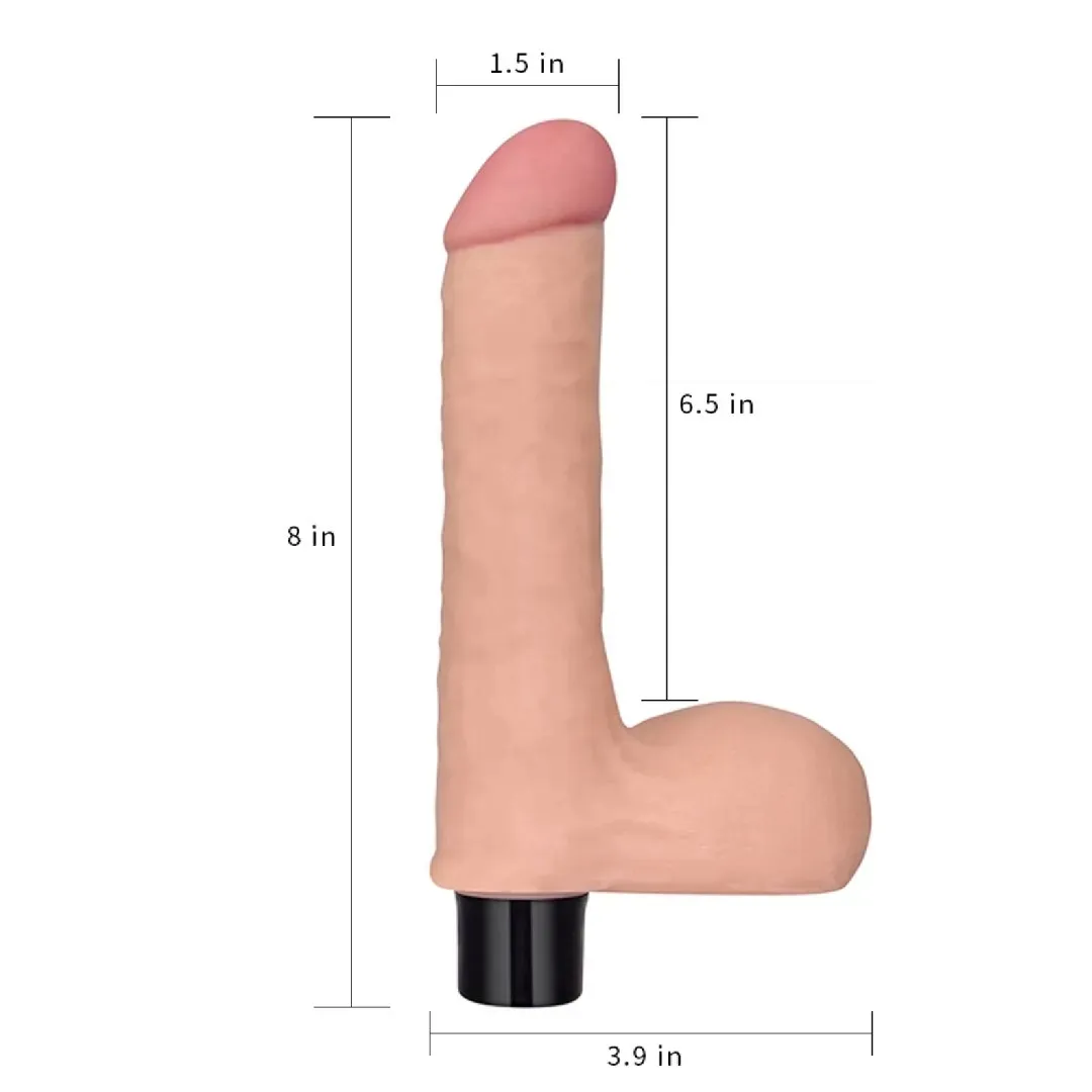 8-real-softee-vibrating-dildo