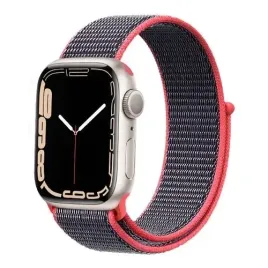 nylonowy-pasek-do-zegarka-apple-watch-38-40-41-mm-czerwony-prosty-montaz