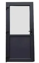 drzwi-sklepowe-pcv-szyba-panel-zewnetrzne-100-200-od-reki-antracyt-lewe