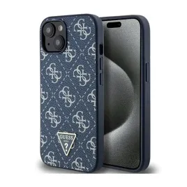 guess-4g-triangle-metal-logo-etui-iphone-15-plus-niebieski