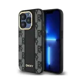 dkny-leather-checkered-mono-pattern-magsafe-etui-iphone-15-pro-max-czarn