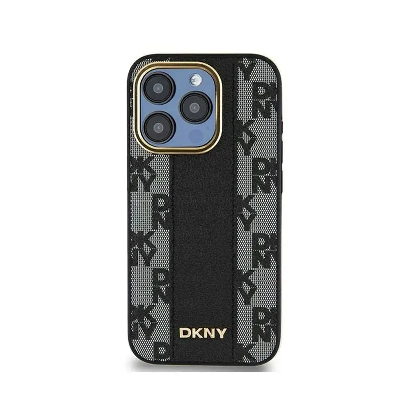 dkny-leather-checkered-mono-pattern-magsafe-etui-iphone-15-pro-max-czarn