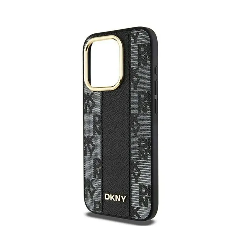 dkny-leather-checkered-mono-pattern-magsafe-etui-iphone-15-pro-max-czarn