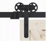 system-przesuwny-loki-kola-azur-barn-door-rustical-stan-nowy