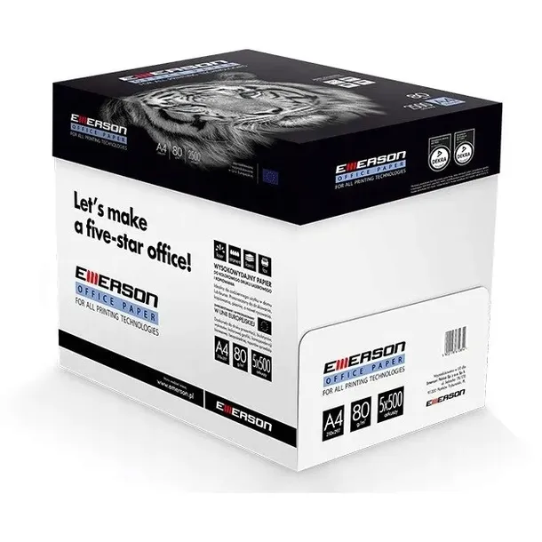 Papier ksero A4 80g EMERSON TIGER (5ryz) klasa bia