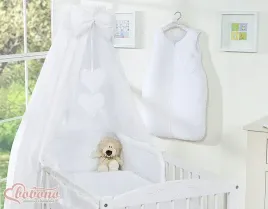 baldachim-z-tkaniny-serduszka-biale