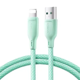 kabel-przewod-do-iphone-multi-color-series-usb-a-lightning-3a-1m-zielony