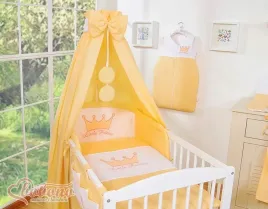 baldachim-z-tkaniny-korony-brzoskwiniowe