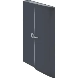 teczka-a4-harm-pp-13przegrodek-z-gumka-czarna-bt62