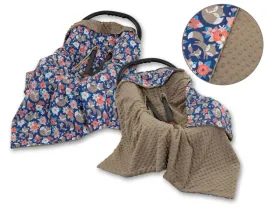 dwustronny-kocyk-do-fotelika-lisia-rodzinka-na-n